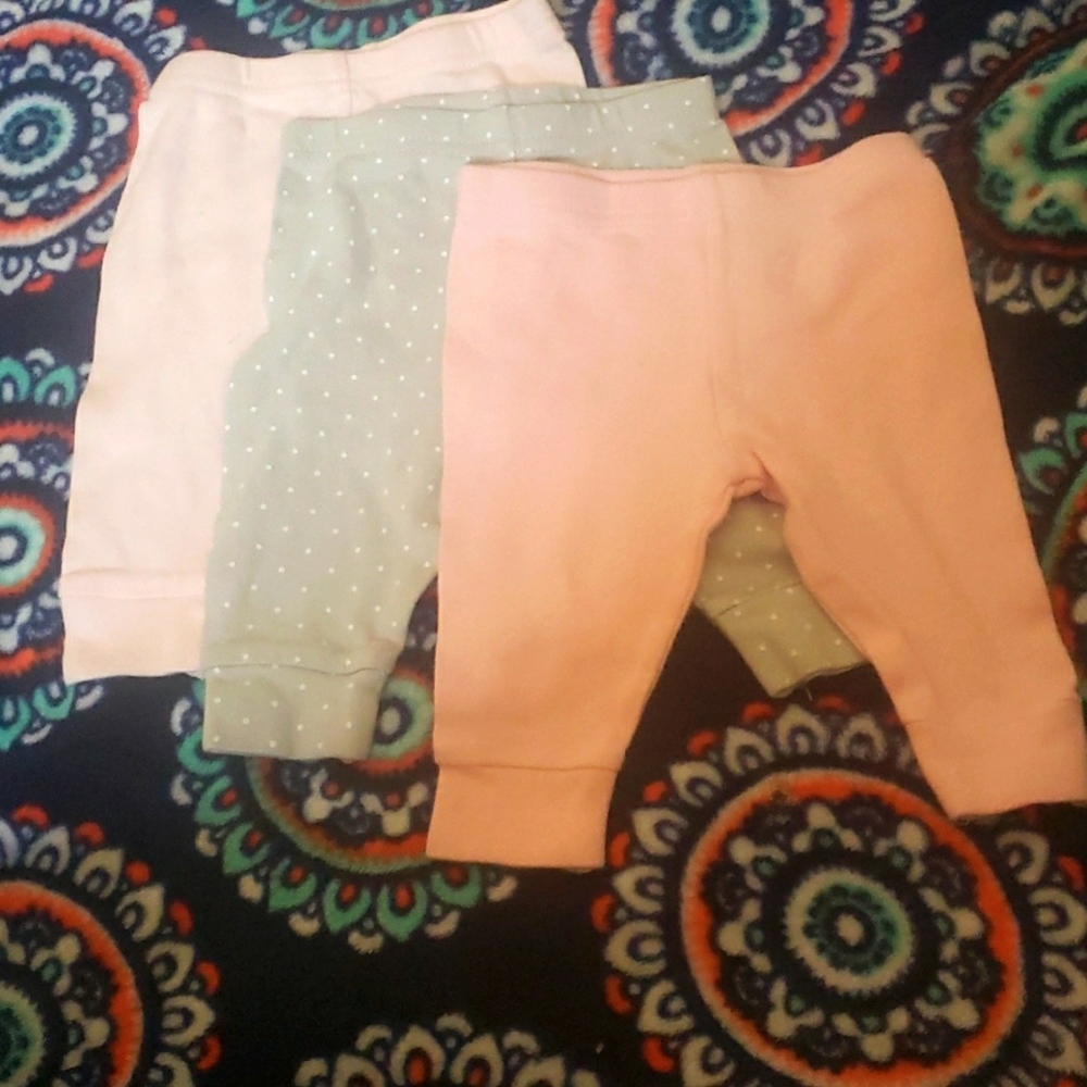 Set of 3 Baby 👶 Girl's Leggings